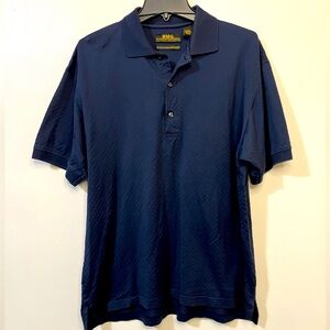 RMG Chairman Collection Polo Shirt Men’s Medium 60’s 2 Ply Double Mercer Cotton